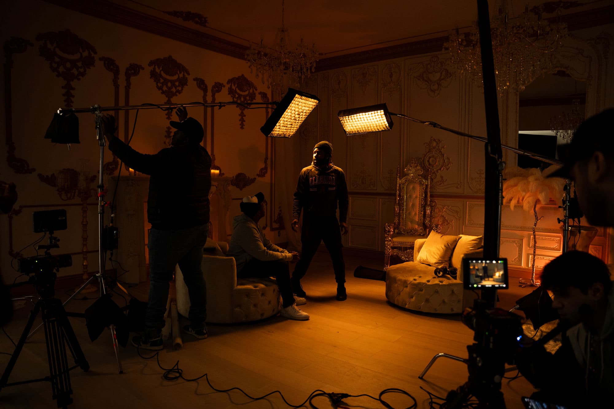 High Arc Media crew on set